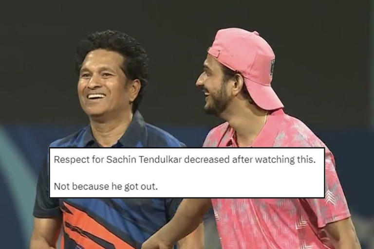 Sachin Tendulkar Fans Hide Behind Memes As Cricket GOAT Gets Out to Munawar Faruqui