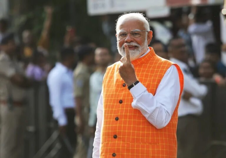 Lok Sabha polls: PM Modi casts a ballot and requests a record number of votes in the third phase